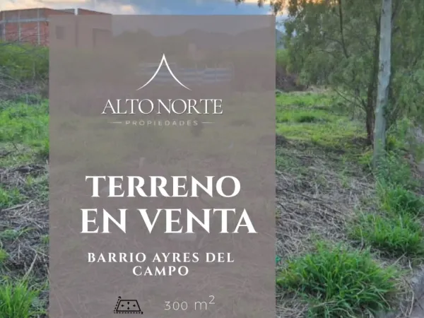 Terreno en esquina — Barrio Ayres del Campo